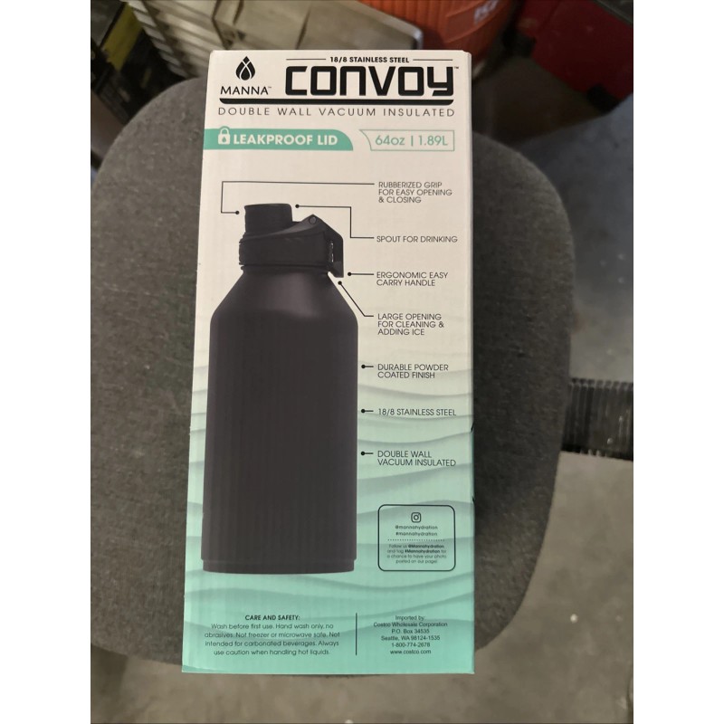 CONVOY Manna Convoy Double Wall Water Bottle Keeps Liquid 24
