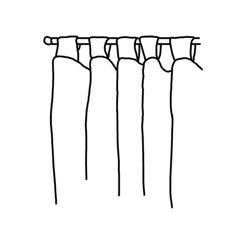 Deko Trends Kaleo 6236536 Tab-Top Curtain with 8 Loops