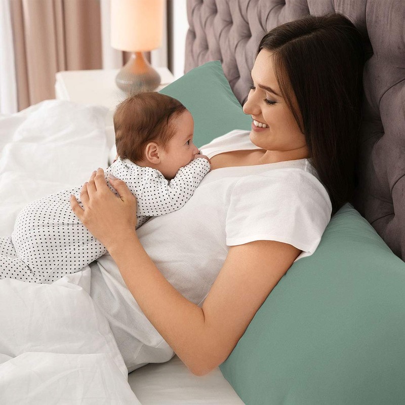 PiccoCasa Pillow Cover Body Pillow Case Microfiber Long Large Life