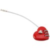 Code Padlock, Couple Padlock, Mini Heart-Shaped Hall Locker Durable Portable