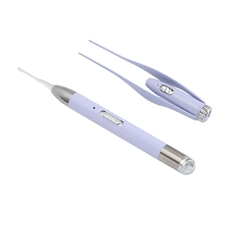 Ear Wax Spoon Tweezer USB Rechargeable Ear Cleaner Earpick with