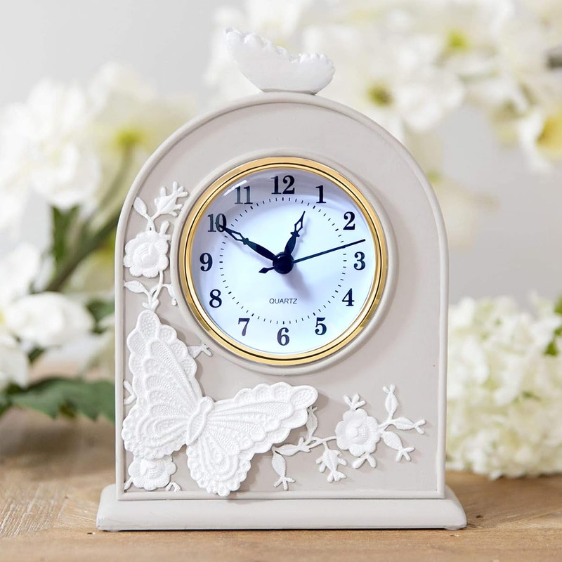 HILLHOME Mini Quartz Clock Insert 3-1/8 Inch (80 mm) Round