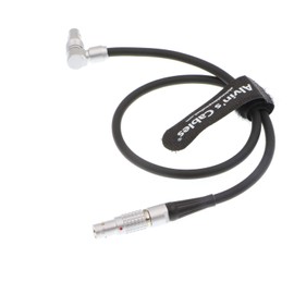 Alvin's Cables Power Cable for Nucleus M by Z CAM E2 Flagship S6 F6 F8 Camera Rotatable 2 Pin Male Right Angle to 7 Pin Nucleus M Power Cord
