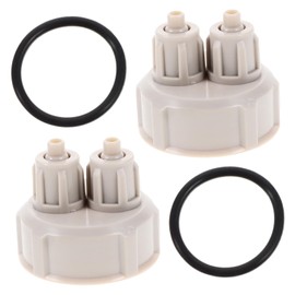 iplusmile Diy Co2 Bottle Cap 2pcs Air Bottle Cap Aquarium Gauge Filters Fish Tank Air Pump