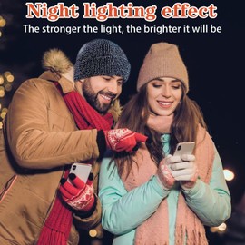 BAIURE Fisherman Beanies for Men Women,Beanies Hats Women Men,Reflective Beanie for Men Women(US, Alpha, One Size, Large, Black)