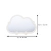Mobestech 2pcs Cloud-Shaped Desktop Cosmetic Mirrors for Girls Hanging Makeup