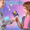 24 Packs Valentines Day Gift Cards with Galaxy Stress Ball