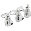 1:18 Gear Ratio Guitar Tuners Knob Enclosed Robust Silver Electric