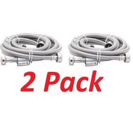 Smart Choice - 6' Braided Stainless-Stee