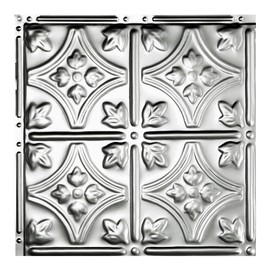 Great Lakes Tin Hamilton Unfinished Ceiling Tiles - Perfect for DIY and Home Renovation Projects - Easy to Install (12X12 Inch Sample)