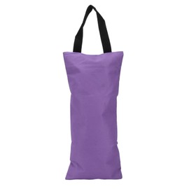 SOONHUA Yoga Sandbag Waterproof Bag Zip Design Oxford Cloth Material Rollable Foldable Weighted Fitness Bag with Carry Handle for Training (Purple-41.5 x 18 cm)