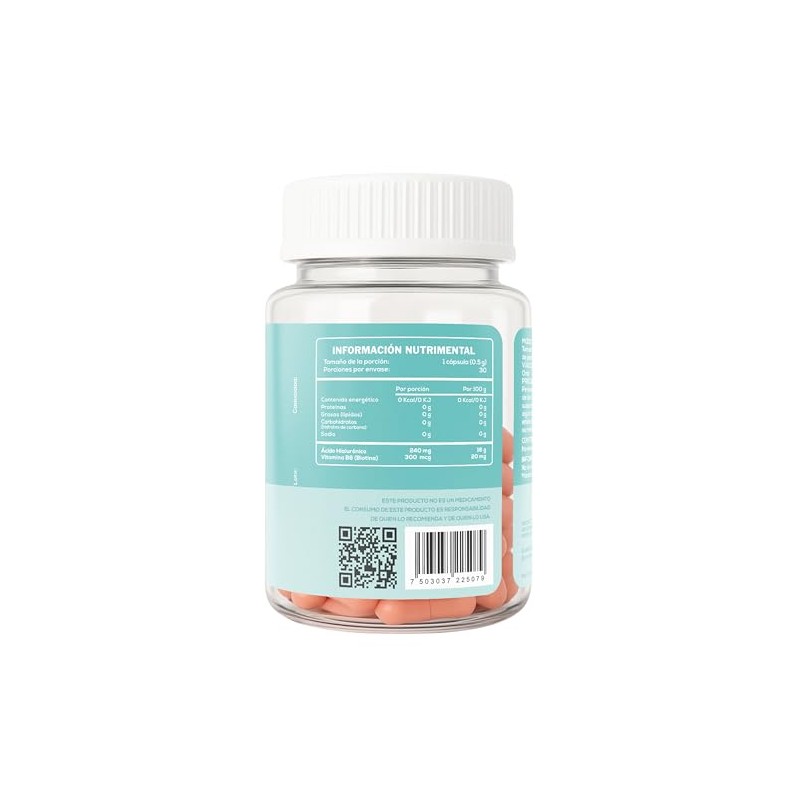 CARO FIT | Biotina + Ácido Hialurónico - Suplemento para