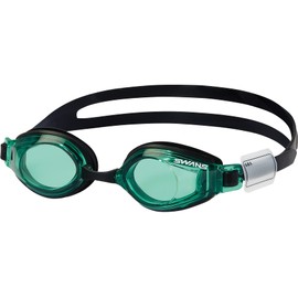 SWANS SJ-24N G Swimming Goggles, Made in Japan, Green, For Kids 6 to 12 Years Old