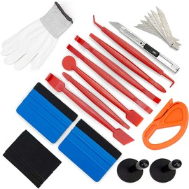 Kit De Herramientas De Envoltura De Ventana Película Kit Vinilo Herramientas PelículaTinte Envoltura Carrocería Vehículo Envoltura Película Instalación Ventanas Automóviles Envoltura Vinilo Tono