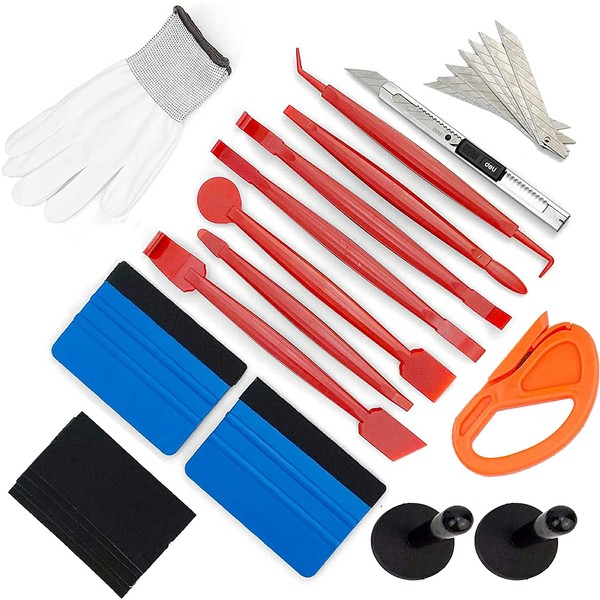 Kit De Herramientas De Envoltura De Ventana Película Kit Vinilo