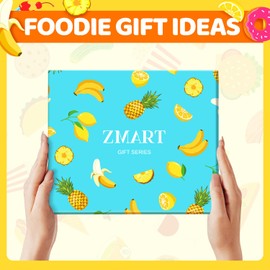 Zmart Pineapple Socks for Kids - Novelty Fruit Socks, Hawaiian Tropical Pineapple Gifts for Kids 7 to 9 Years