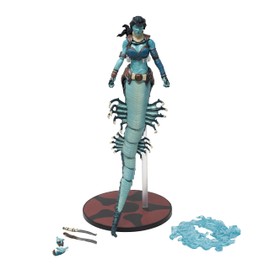 Boss Fight Studio Court of The Dead Gallevarbe, Eyes of The Queen Action Figure – Highly Articulate Collectible Figurine with Accessories Including Alternate Hands, Water Feature, and Knives – 4”