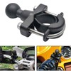 JYTDBCS Motorcycle Handlebar Base Kit with U-Bolt Universal Accessory Black