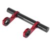 X AUTOHAUX Bicycle Aluminum Alloy Double Handlebar Extension Bracket Carbon