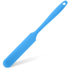 Patelai Non Stick Wax Spatulas Silicone Waxing Sticks Waxing Applicator Hair Removal Large Reusable Scraper Large Area Hard Wax Sticks for Home Salon Body Use Mixing Resin(Blue)