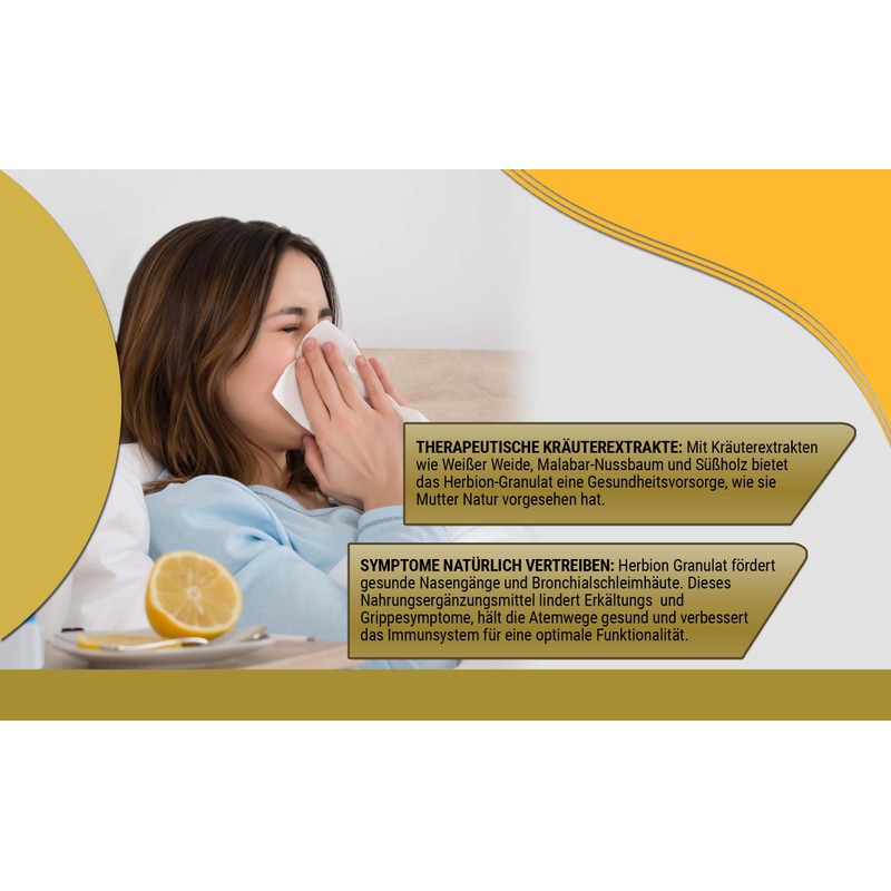 Herbion Naturals Natural Lemon Flavoured Respiratory Care Granules - 10