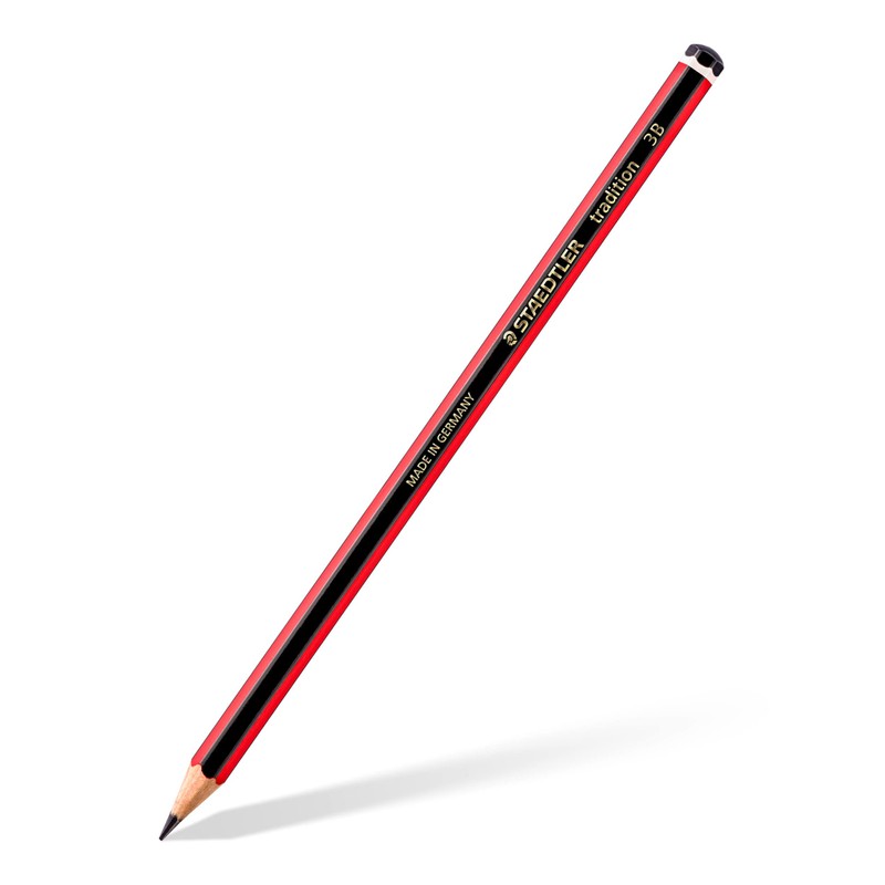 STAEDTLER 110 Tradition Pencil Cedar Wood 3B Pack of 12