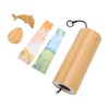 Bamboo Wind Chimes Metal Waterproof Japanese Chord Windchime Windbell for