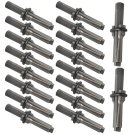 WENHUALI - Paquete de 20 cuñas y plumas para dividir rocas de 5/8 pulgadas, herramientas divisoras de piedra resistentes para granito, ho...