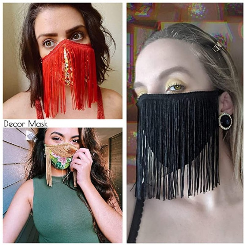 Fringe Trim Tassel 8 inch Wide 2 Yards Long for