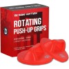 WOD Pushup Rotating Handles Non Slip Grip Swivel Base Push