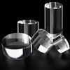Mcoser Acrylic Cylinder Display Stand 3*5CM Clear Solid Acrylic Display