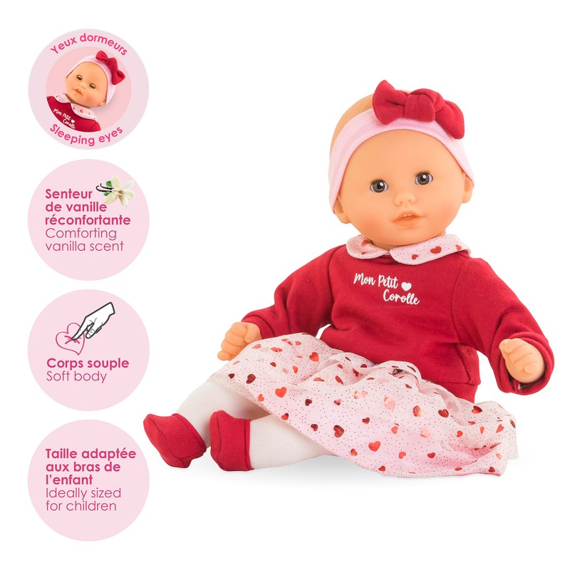 Corolle Margaux Petals Baby Doll 12 Inch Soft Body for