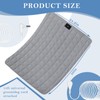 LAXVAPIU Grounding Mat Cotton Bed Pad Silver Fiber Quilted Grounded
