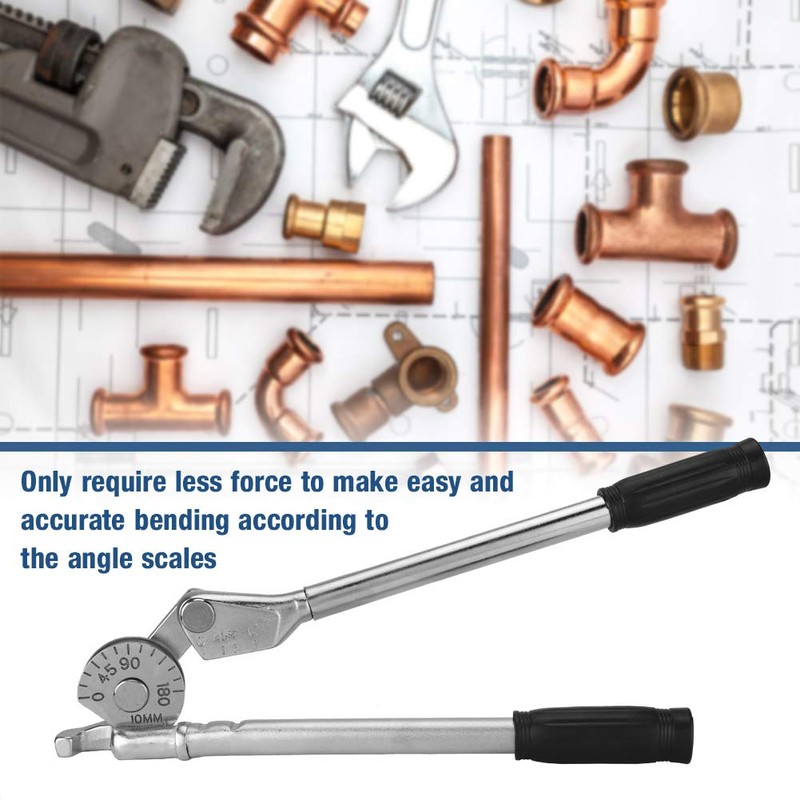 180° Tube Bender，Handheld Tube Bender Bending Tool，Aluminum Pipe Bender，for Copper