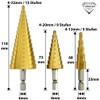 Corintian HSS Step Drill TiN Coated for Metal, Wood and