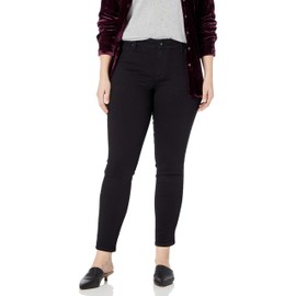 Jessica Simpson Women's Plus-Size Kiss Me Super Skinny Pant, Olive Dye black, 20