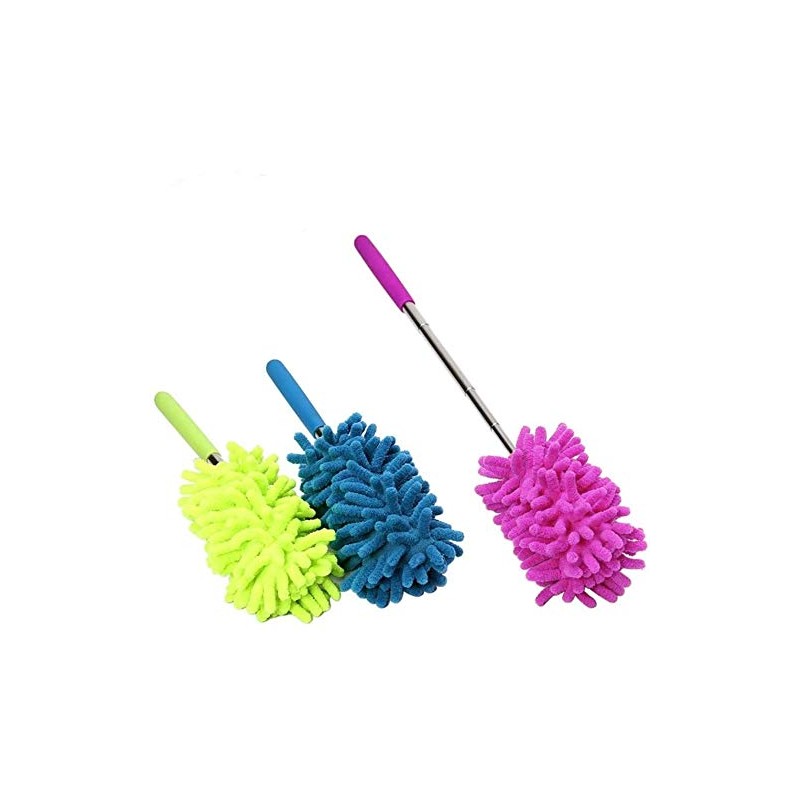 Microfiber Duster, 3 Pcs Extendable Hand Dusters Set with Telescoping