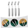 Mikinona Manual Pepper Core Remover 4pcs Set Vegetable Slicer Removal