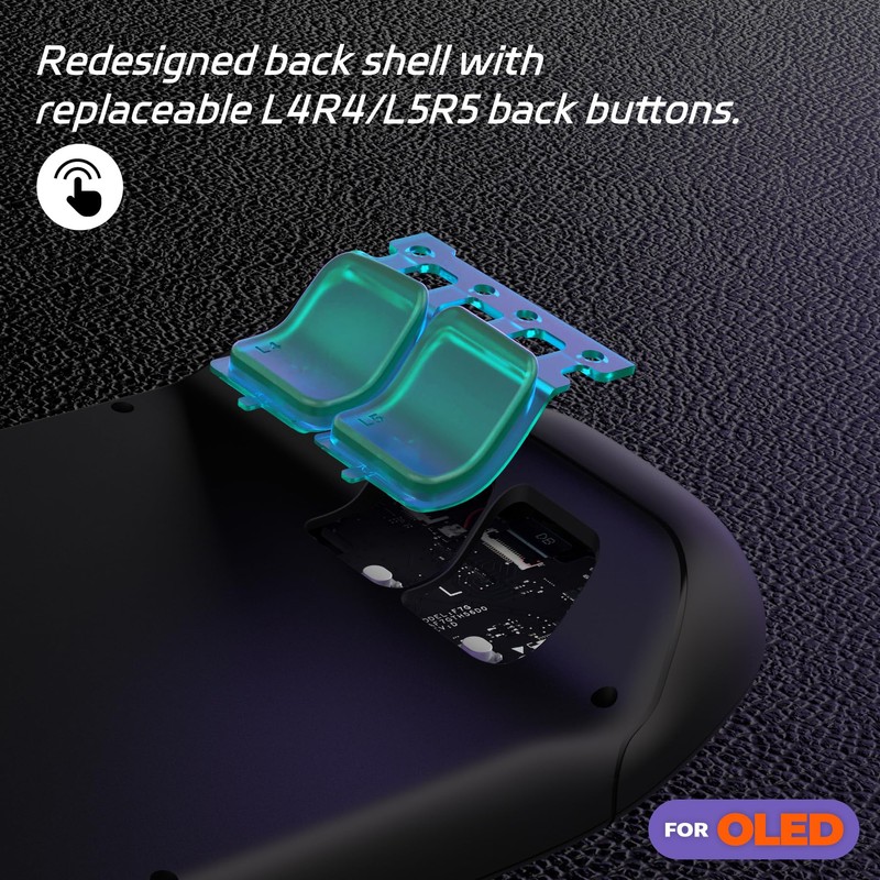 eXtremeRate Replacement Full Set Buttons for Steam Deck OLED Handheld
