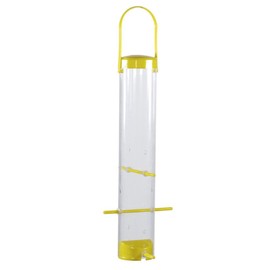 Woodlink NA31587 Audubon Plastic Tube Wild Bird Feeder, 16-Inch, Yellow