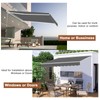 MEETWARM 8.2'x 6.5' Patio Awning Retractable Awning Cover for Sunshade
