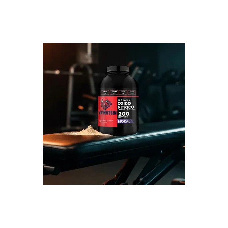 Oxido Nítrico Bull Protein 1kg En Polvo 200servicios Sabores