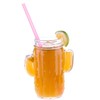 Dakoufish 8 Inch Reusable Plastic Short Straws for 16oz 20oz