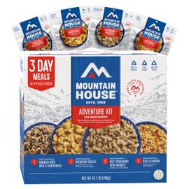 Mountain House Adventure Weekender Kit | Freeze Dried Camping & Backpacking Food | 12 Servings