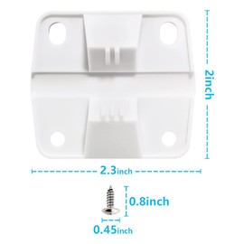 ​​Replacement Cooler Hinges for Coleman Camping Accessories and Ice Chest, Cooler Hinges Kit for Rubbermaid Parts - 4 Pack​​