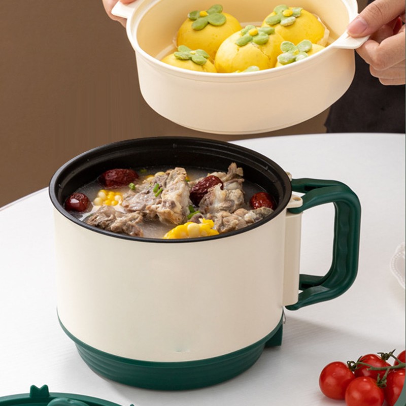 Foldable Electric Pot Portable Prevent Sticking Rapid Heating Multifunctional Cooker