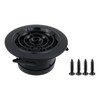 Antrader Air Vent, Adjustable Round Soffit Vents, ABS Exhaust Louver
