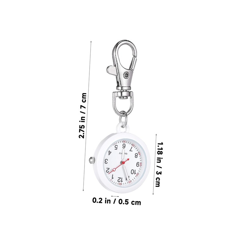 Gatuida Fashionable Nurse Fob Watch Pocket Watch Keyring Design Decorative