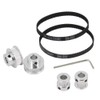 Zeberoxyz 2PCS Set GT2 Synchronous Wheel 20&36 Teeth 8mm Bore