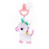 Bright Starts SootheMate Plush Teether Toy, Unicorn - Detachable Teether